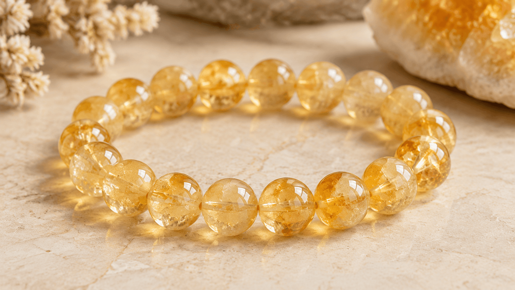 Citrine Crystal Bracelet
